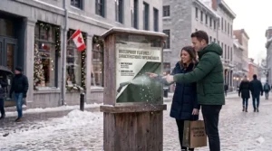Diagram of wind-blocking layers in a sub-$200 down jacket designed for the Canadian prairies.