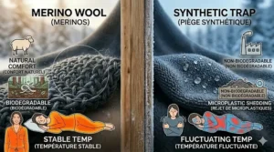 Comprehensive size guide for women's merino wool long underwear with metric and imperial measurements for Canadian shoppers.