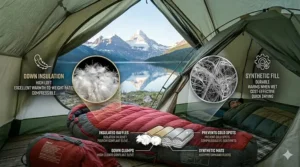 Temperature rating scale for choosing gear in our sleeping bag buying guide.